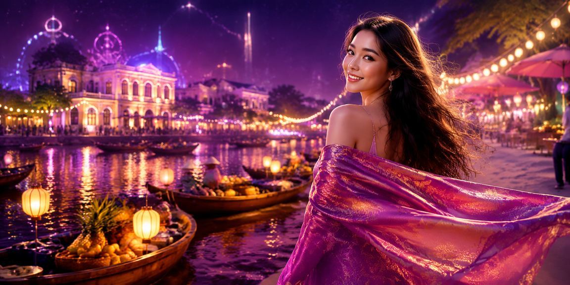 Cảnh đêm neon tại Hà Nội với người chơi cá cược có trách nhiệm